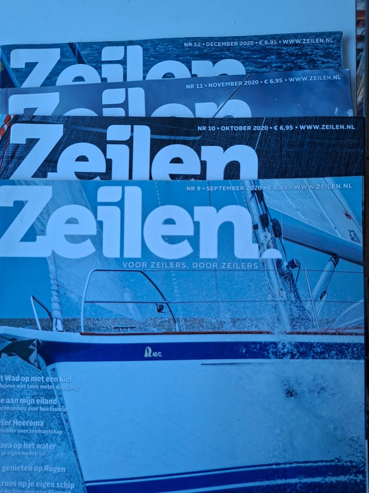 Magazine zeilen, Ophalen, Genua of Fok, Minder dan 15 m²