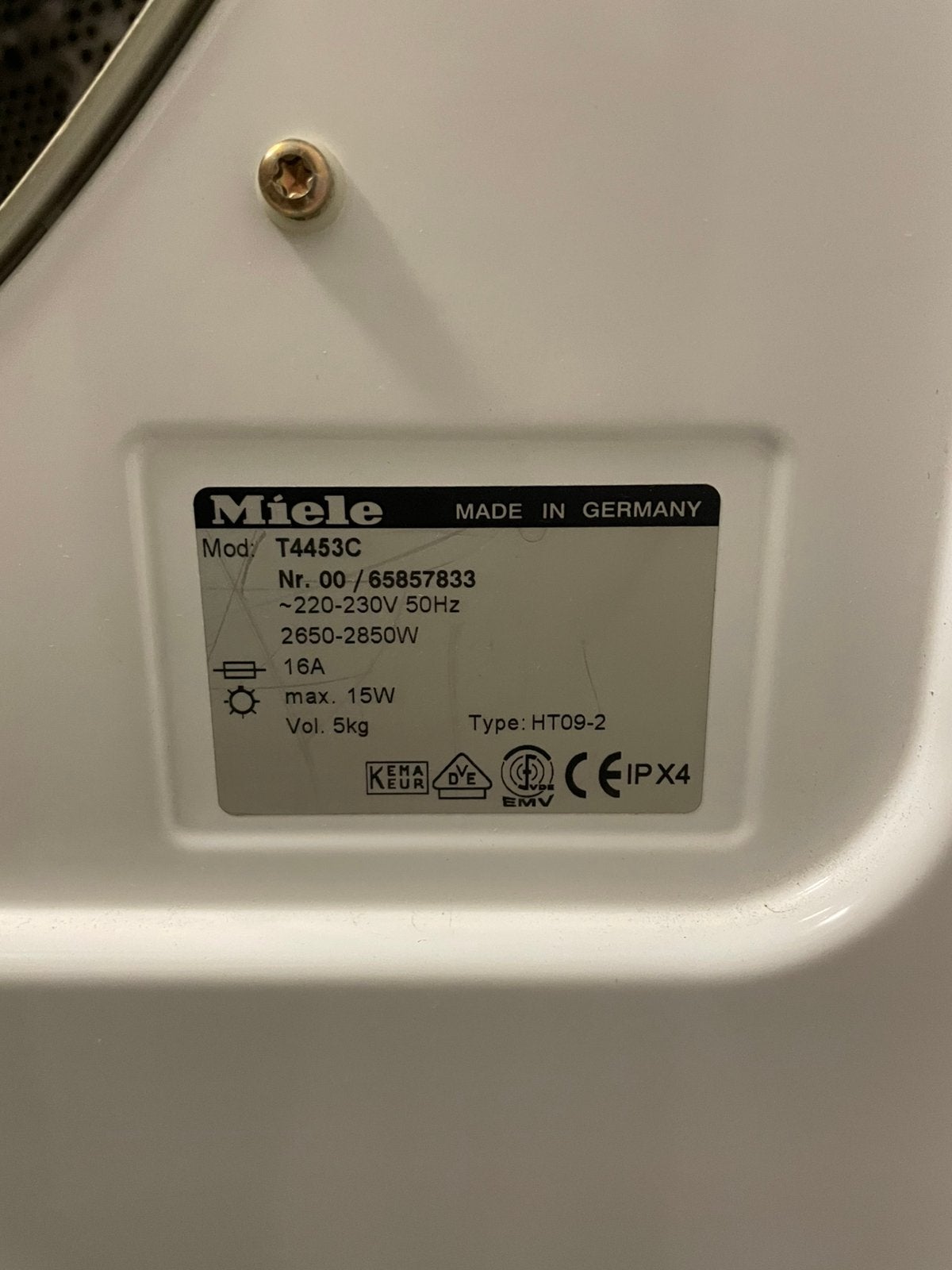 Foto 6 van Miele condens droger.