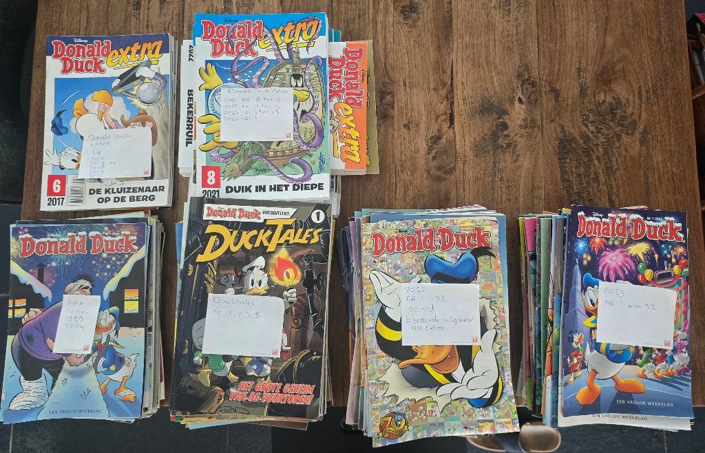 Donald Duck – jaargangen, Duck Extra en DuckTales, Meerdere stripboeken, Donaldduck, Ophalen, Gelezen