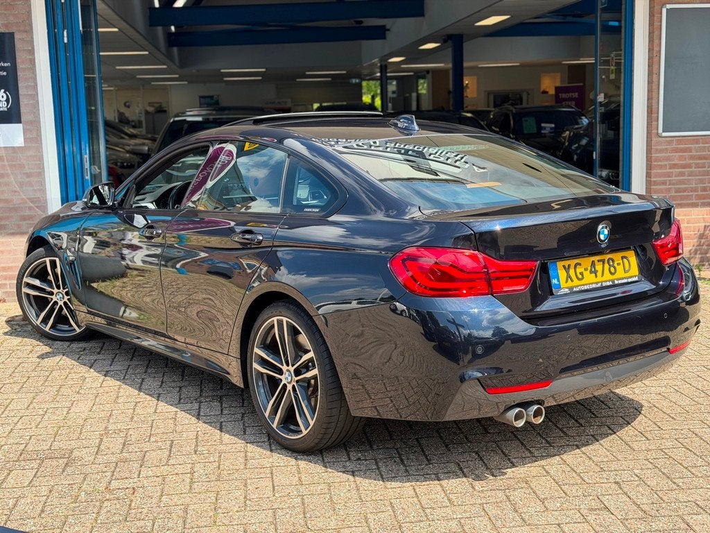 BMW 4-serie Gran Coupé 420i M-Pakket 2019 AUT NAVI DAK NAP!, Auto's, BMW, Automaat, 1998 cc, Achterwielaandrijving, Gebruikt
