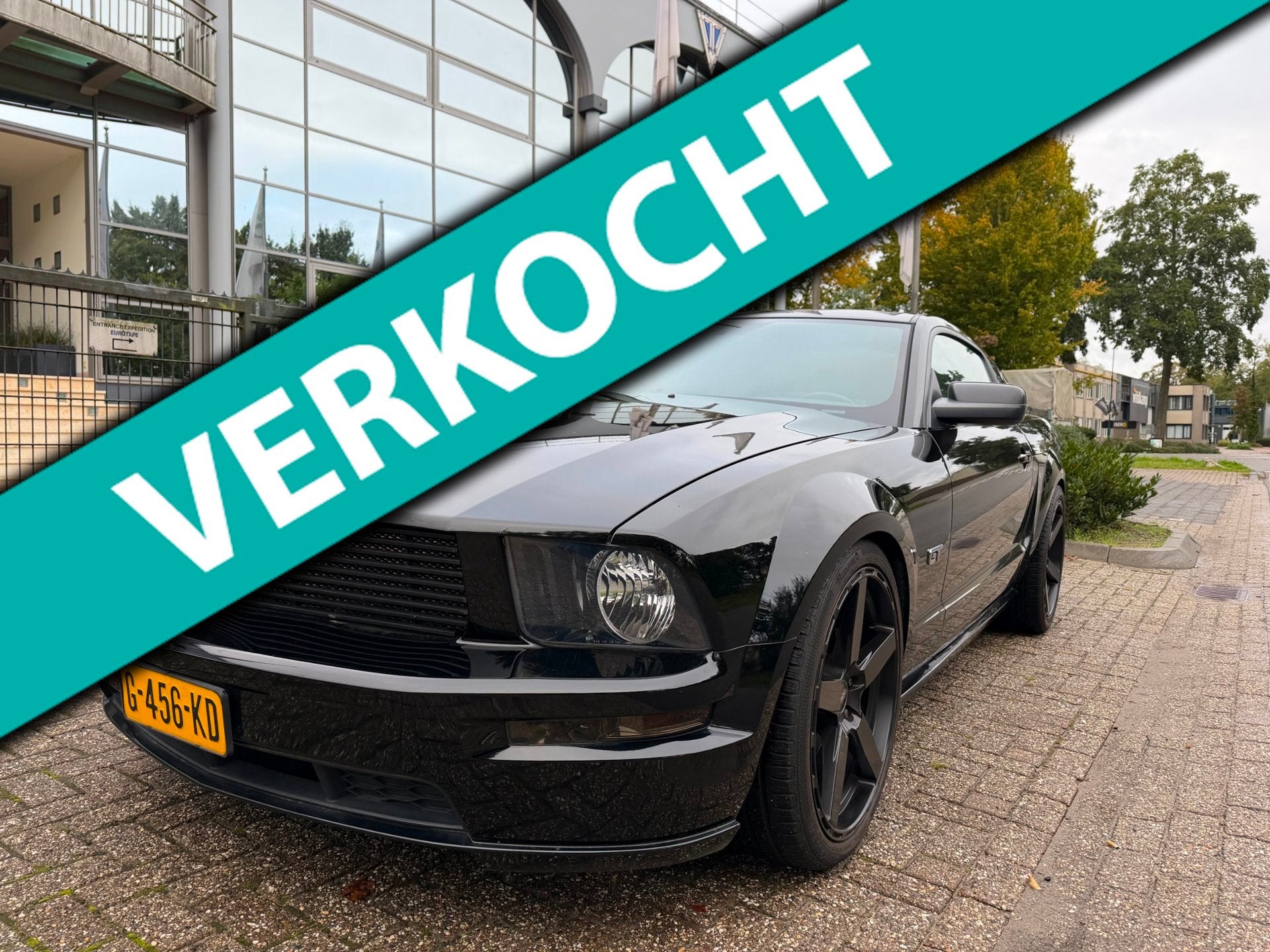 Ford USA Mustang 4.6 V8 GT Handgeschakeld 67000 km Nieuwstaa, Auto's, Achterwielaandrijving, Gebruikt, 4 stoelen, Zwart