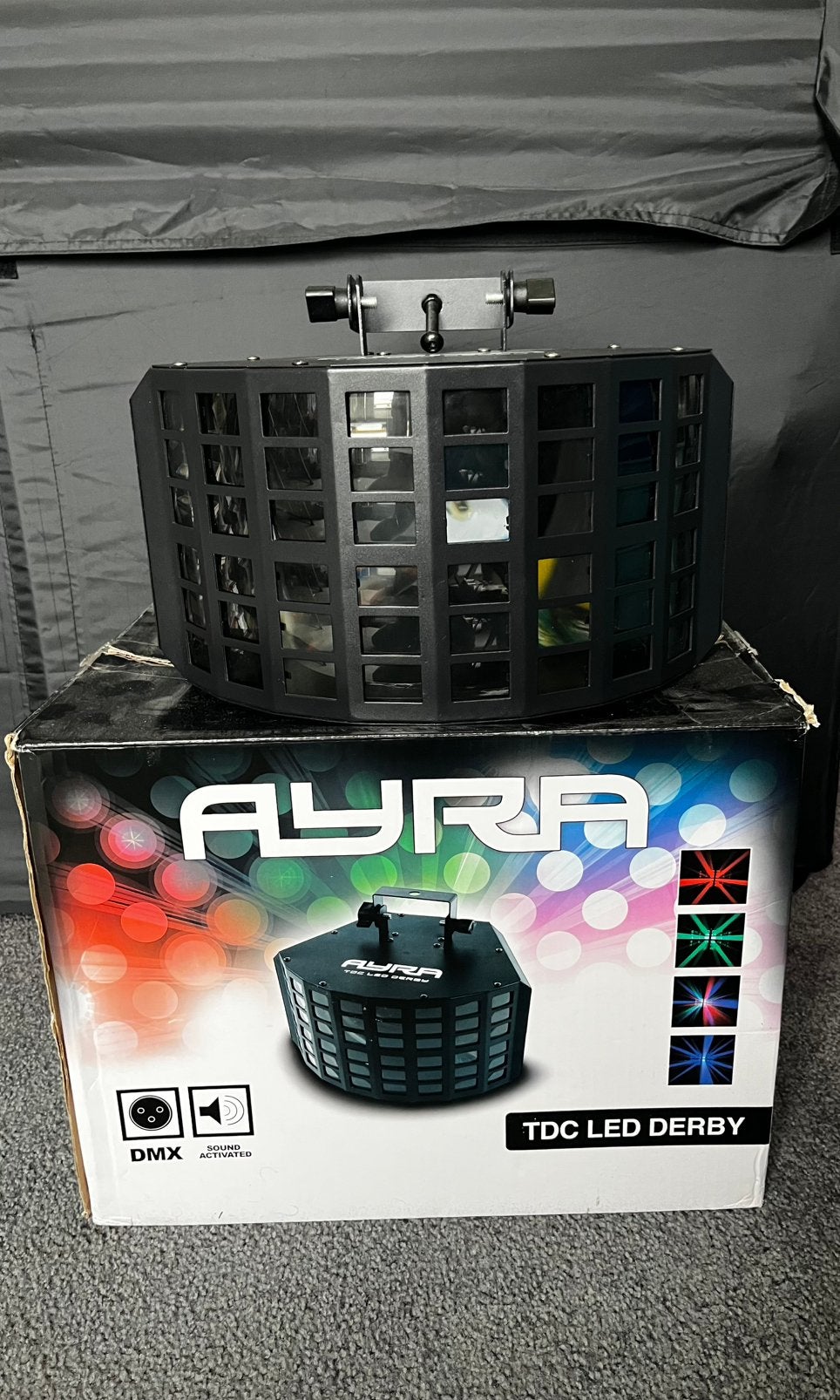 Ayra TDC LED Derby lichteffect, Ophalen of Verzenden, Zo goed als nieuw, Licht, Geluidgestuurd