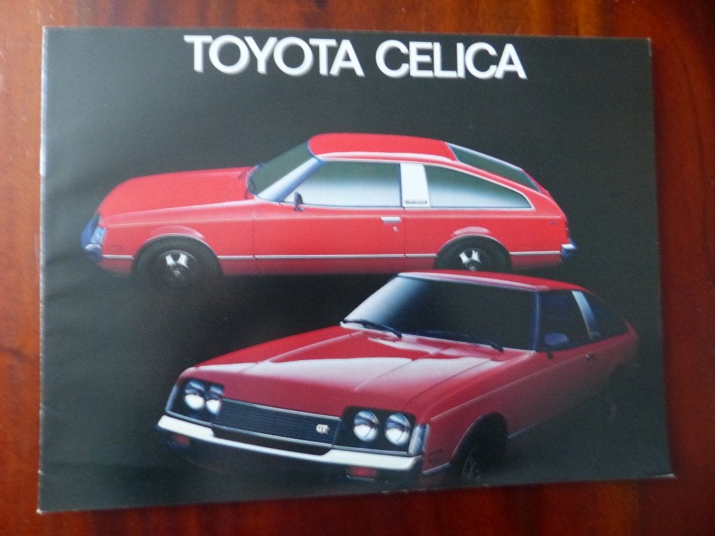 Toyota Celica 1977 brochure  met prijslijst  NL, Verzenden, Zo goed als nieuw, Toyota