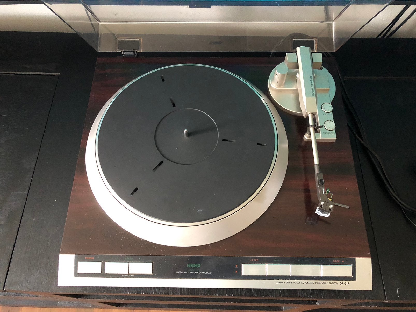 Denon DP-51F, Gebruikt, Automatisch, Platenspeler, Ophalen