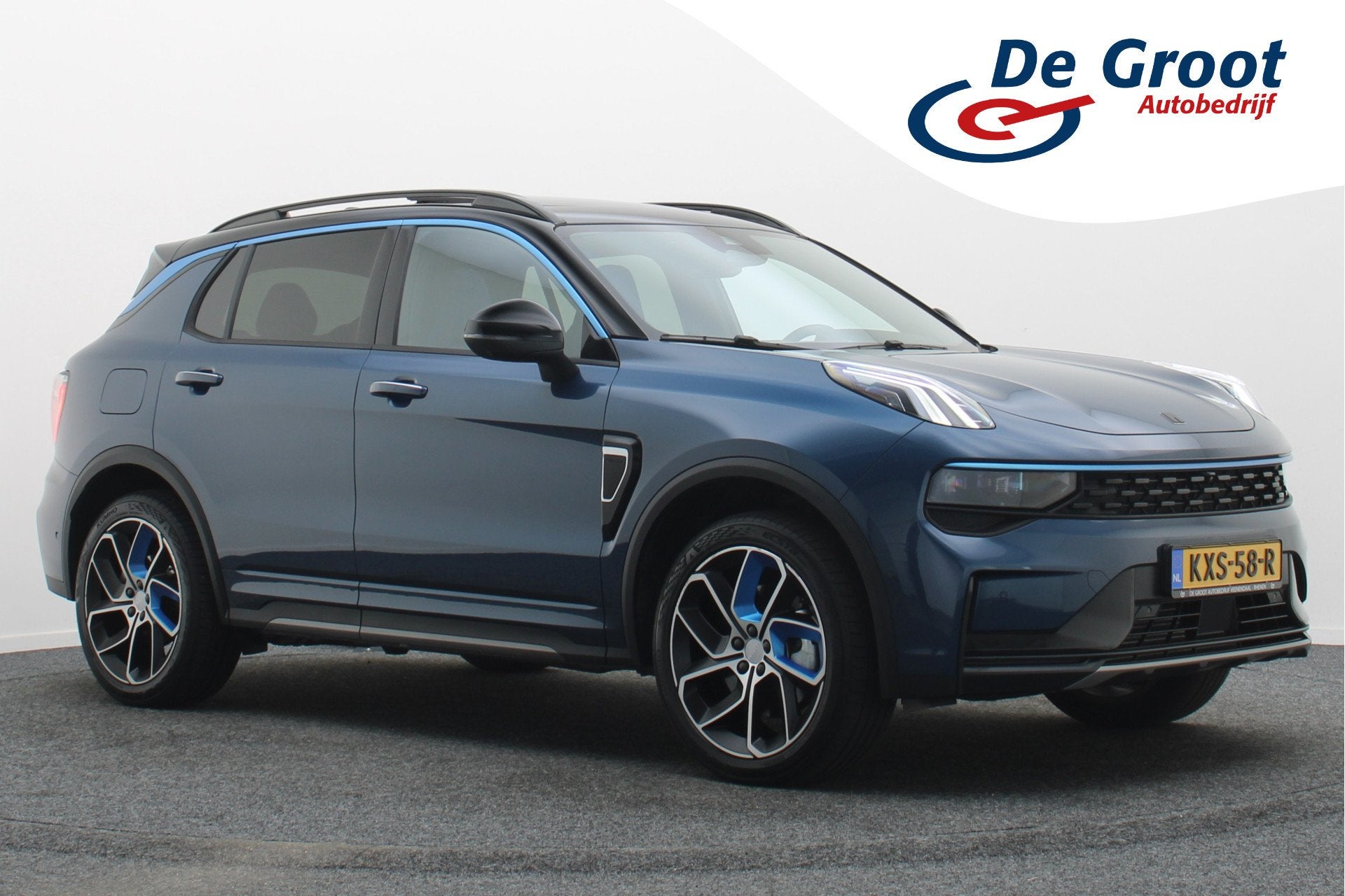 Lynk & Co 01 1.5 Plug-in Hybrid 360 Camera, Panoramadak, Z, Auto's, Dealer onderhouden, Stof, Euro 6, Blauw
