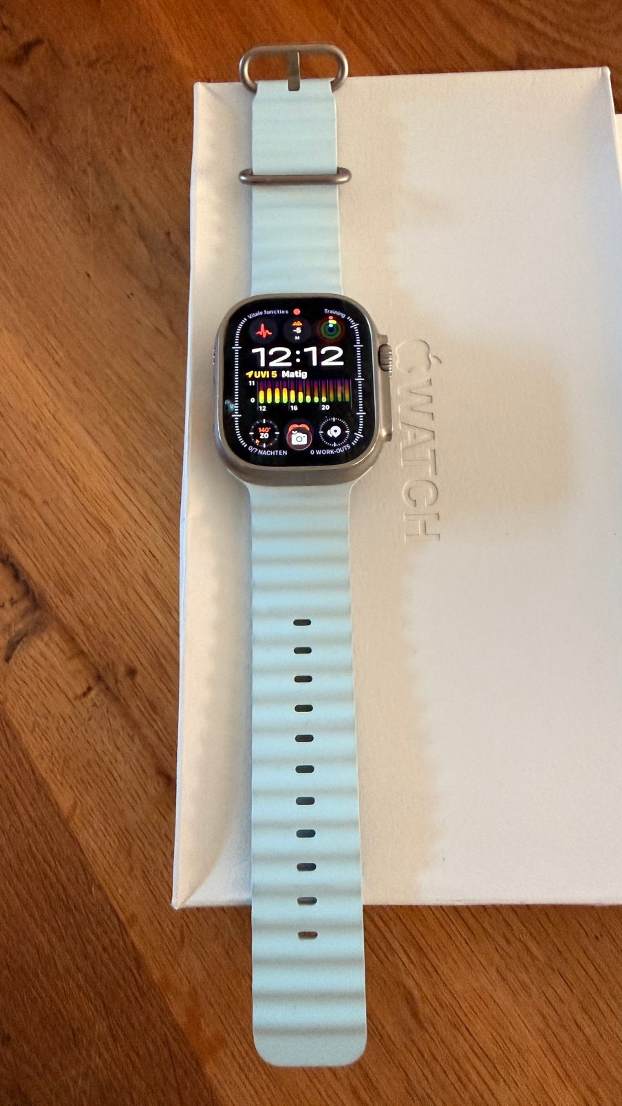 Apple watch ultra 2 met doos, Ophalen of Verzenden, Zo goed als nieuw, IOS