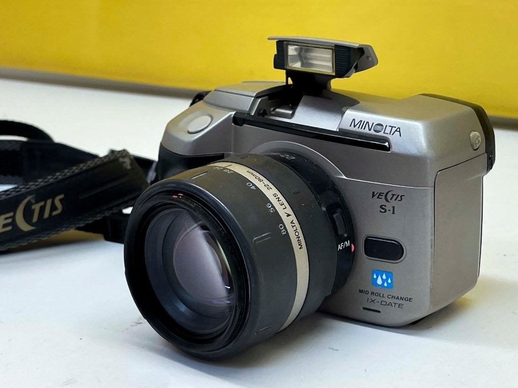 Minolta VECTIS S1 naloge autofocus spiegelreflexcamera+22-80, Audio, Tv en Foto, Fotocamera's Analoog, Minolta, Spiegelreflex