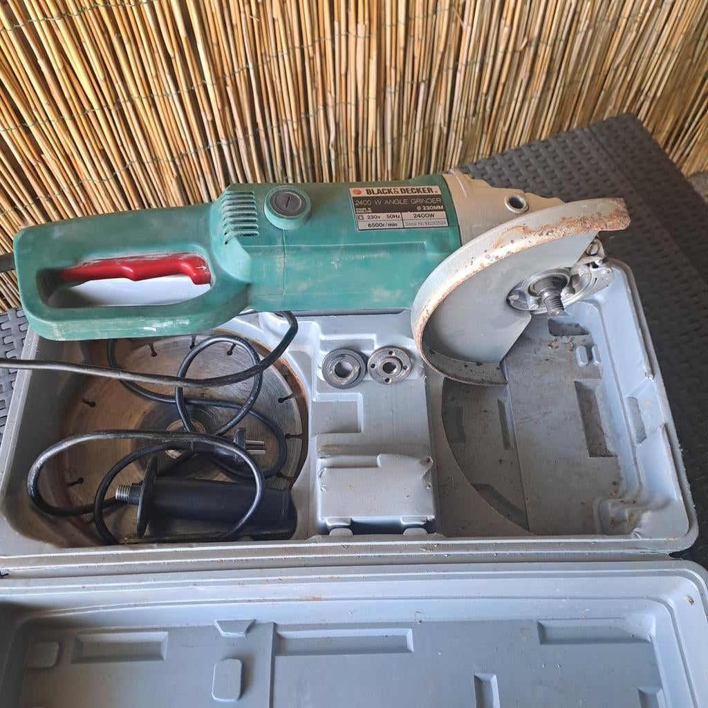 Slijptol, Ophalen, 1000 watt of meer, Haakse handslijpmachine