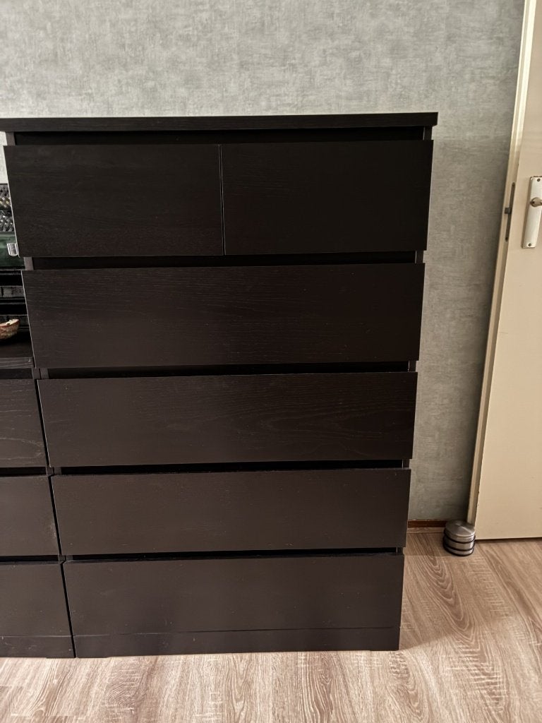 Ladekast MALM serie, Ophalen, Gebruikt, 5 laden of meer, 100 tot 150 cm