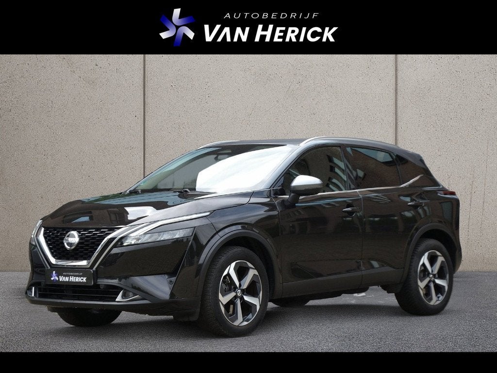 Nissan Qashqai 1.3 MHEV Xtronic N-Connecta 158PK | Navigatie, Zwart, Zwart, Origineel Nederlands, Bedrijf