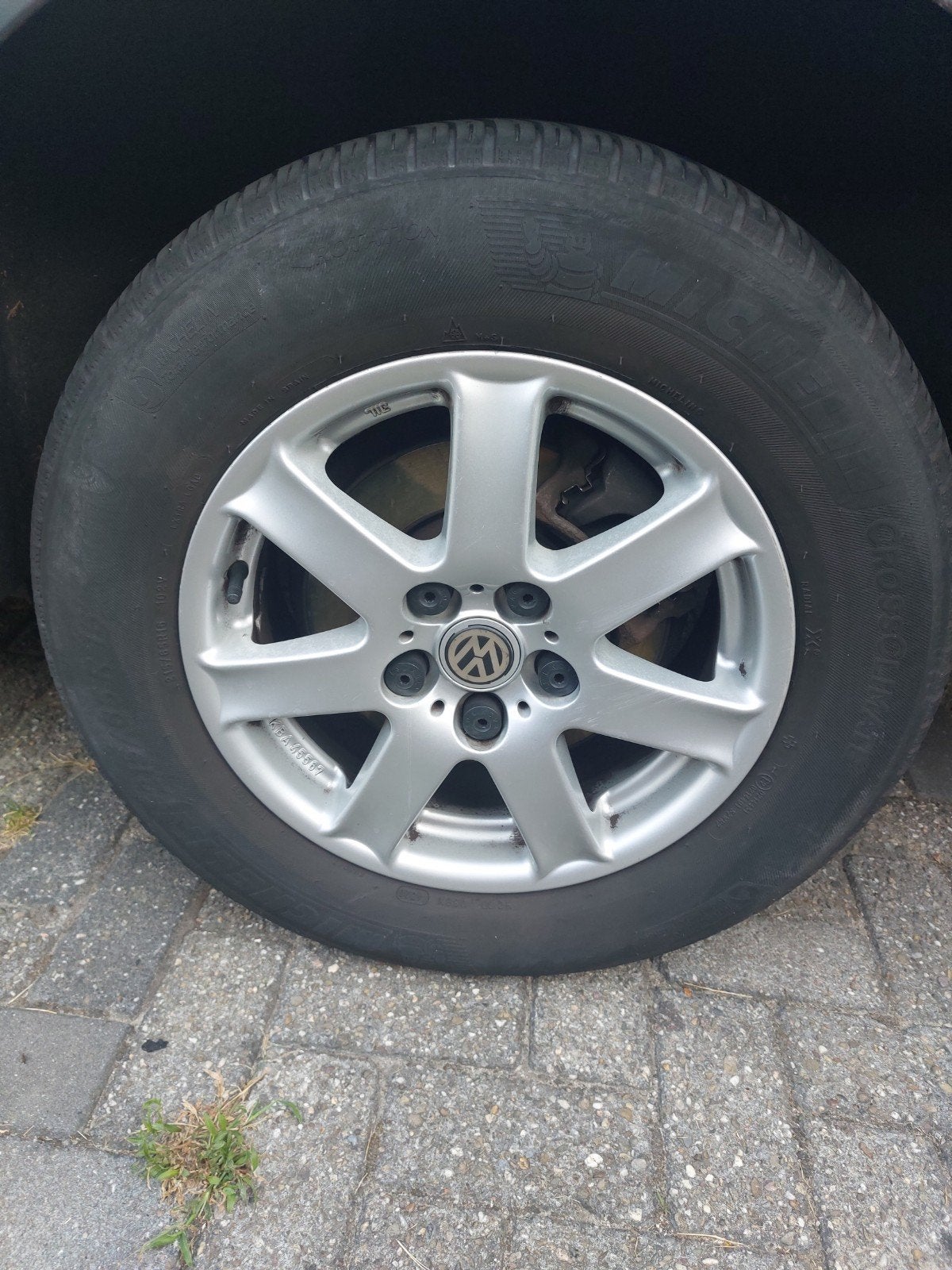 4x VW Transporter T5 Lichtmetalen Velgen 16 inch 215/65/16, Ophalen of Verzenden, Gebruikt