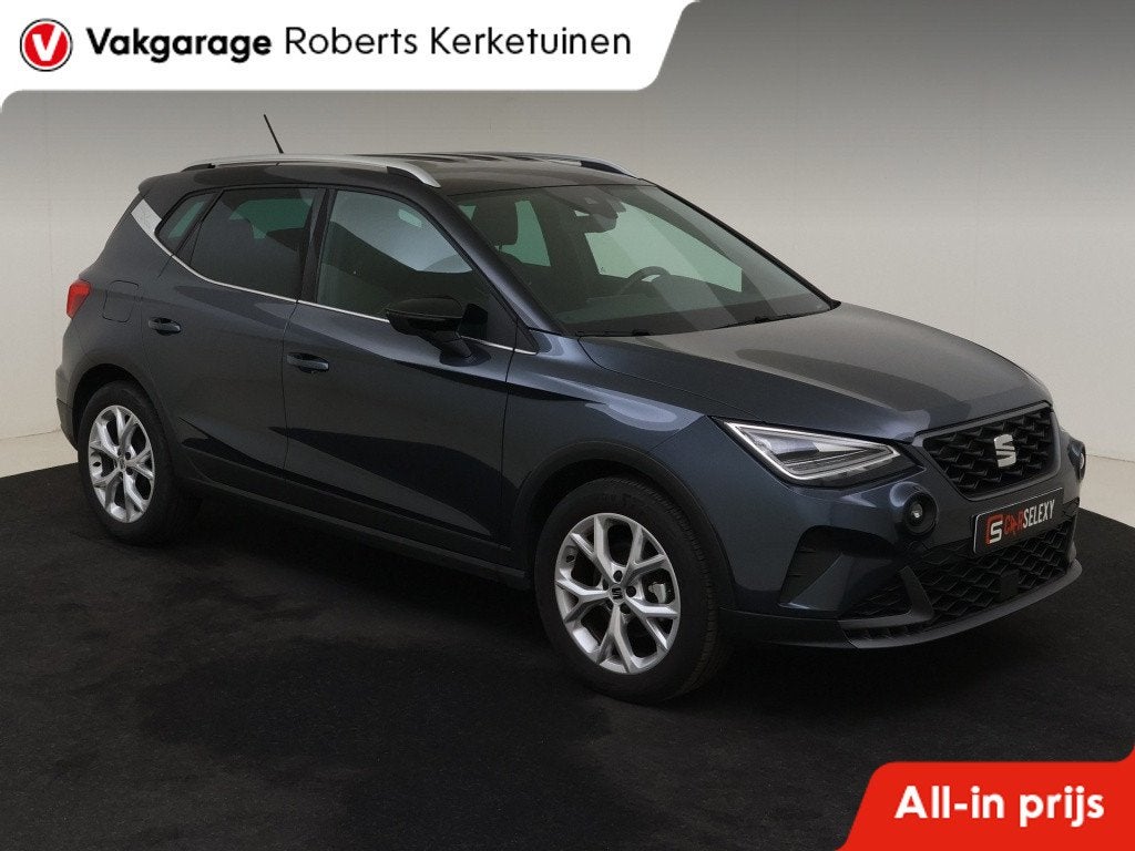 SEAT Arona 1.0 TSI FR Business Connect Carplay Clima Virtual, Auto's, Seat, Keurmerk '100% Onderhouden', 12 maanden, Parkeersensor