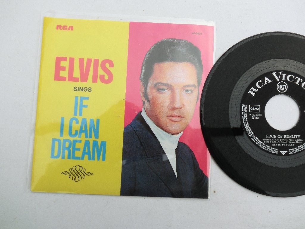 Elvis Presley If I can dream, 7 inch, Single, Ophalen of Verzenden, Zo goed als nieuw