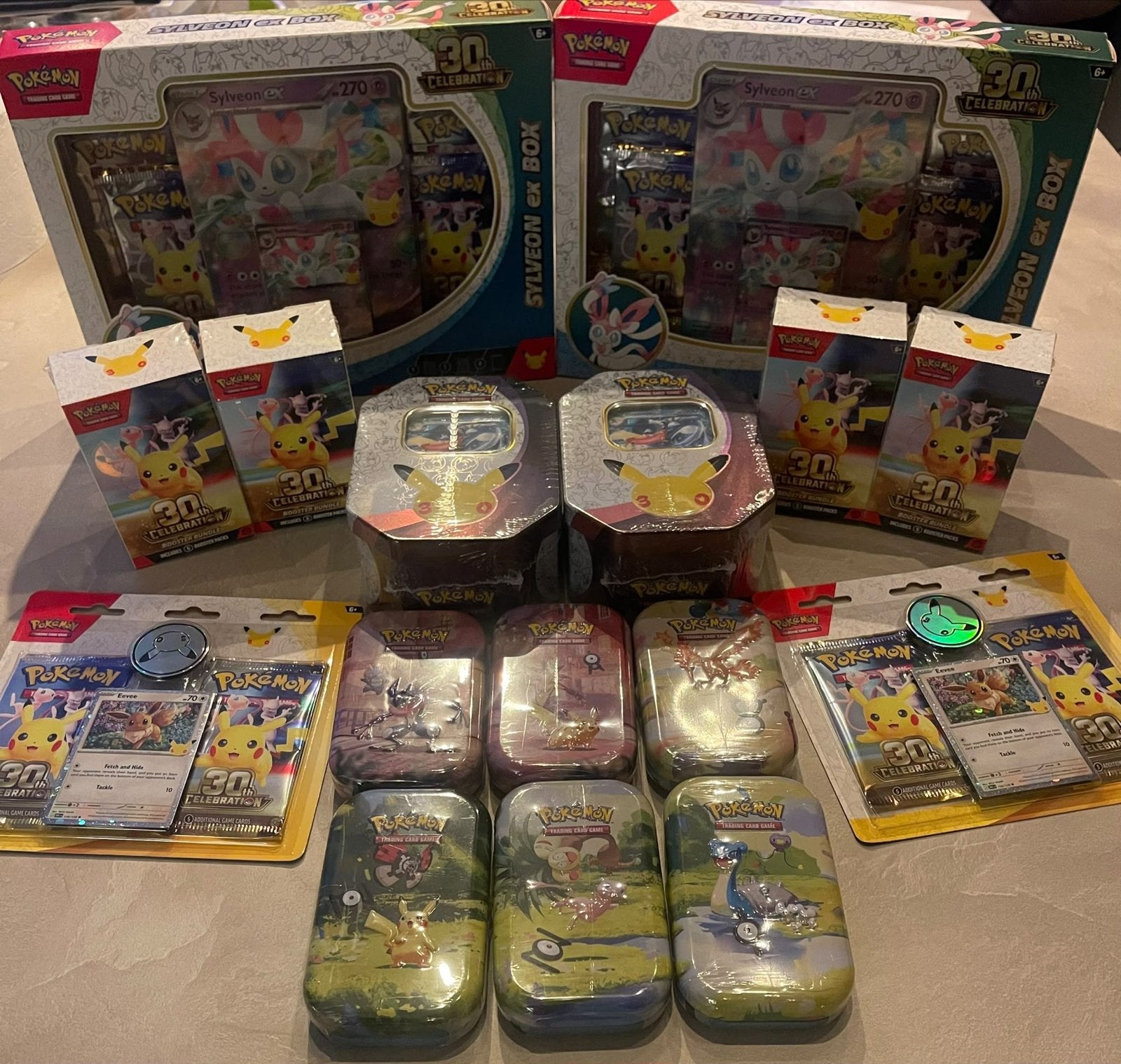 Pokémon 30th Anniversary, Ophalen, Nieuw, Meerdere kaarten