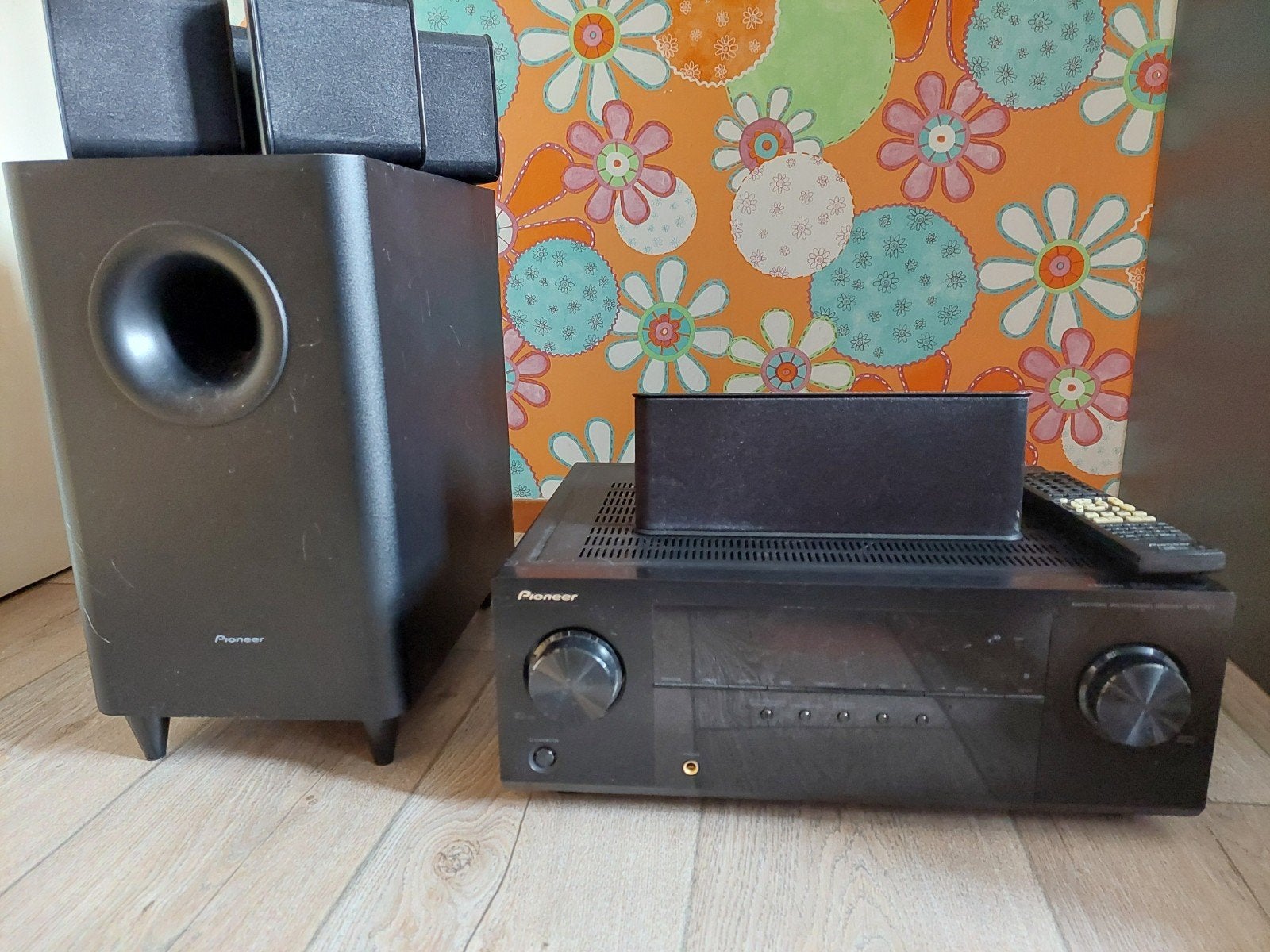 Pioneer VSX-321 Surround Set, Compleet met Afstandsbediening, Gebruikt, 70 watt of meer, Ophalen of Verzenden, Pioneer