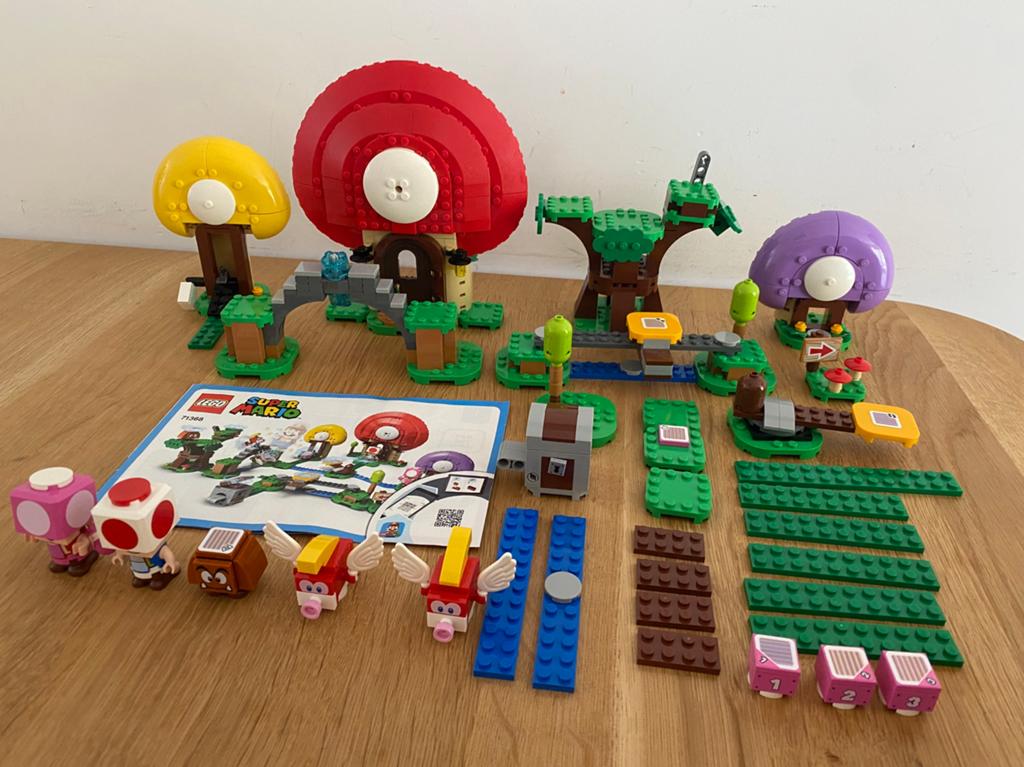 Lego super mario expansion set toad’s treasure hunt 71368, Compleet, Gebruikt, Overige thema's, Lego