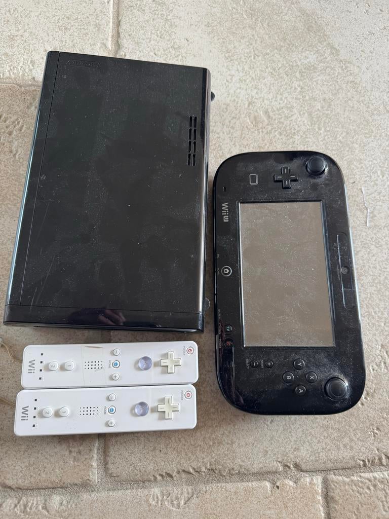 Wii U Compleet Pakket, Ophalen of Verzenden, Gebruikt, Met 2 controllers, Met games