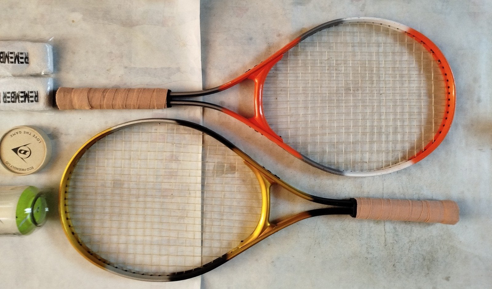 Twee Tennisracket compleet, Ophalen of Verzenden, Racket, Dunlop