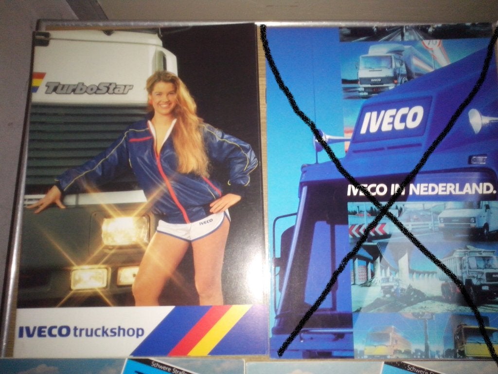Iveco Ford Cargo Eurotech Turbostar brochures folders NL GB, Ophalen of Verzenden, Zo goed als nieuw, Ford