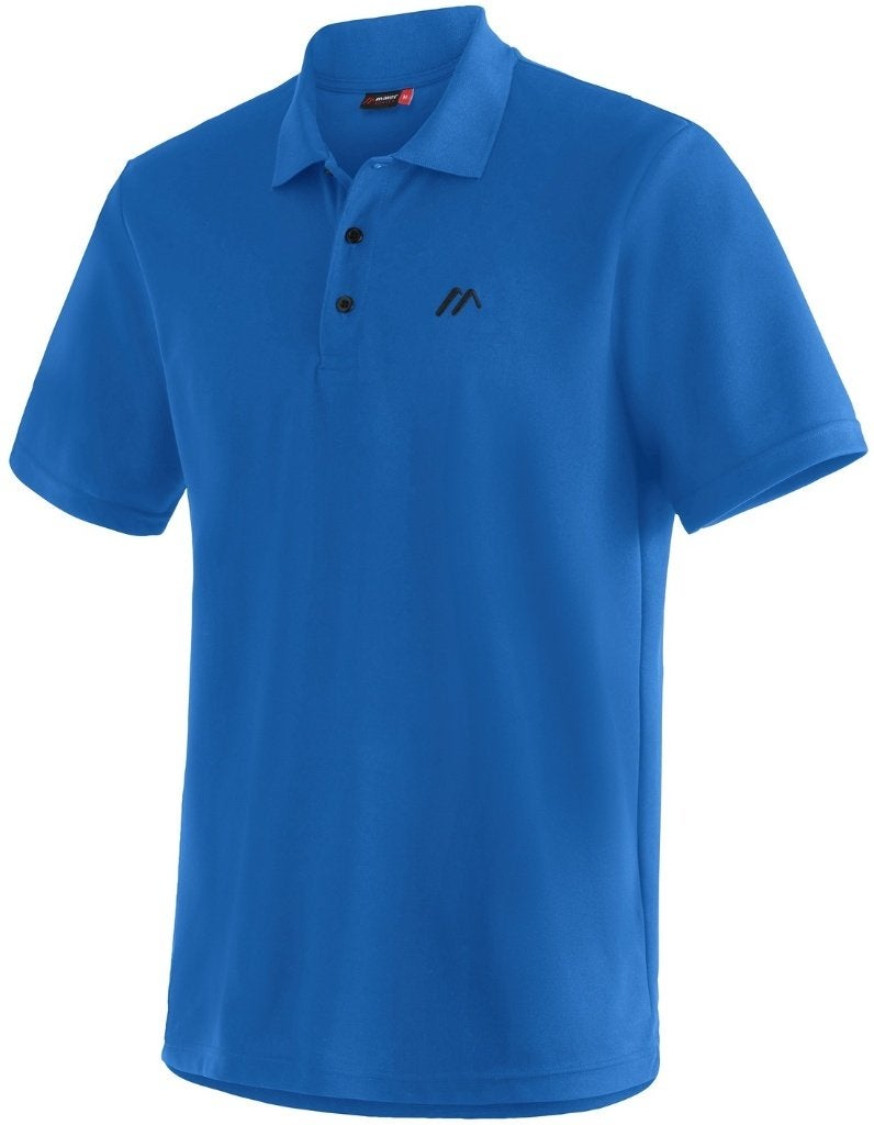 XL / 52 Maier Sports Poloshirt heren Polo Strong Blue, Maat 52/54 (L), Blauw, Nieuw, Ophalen of Verzenden