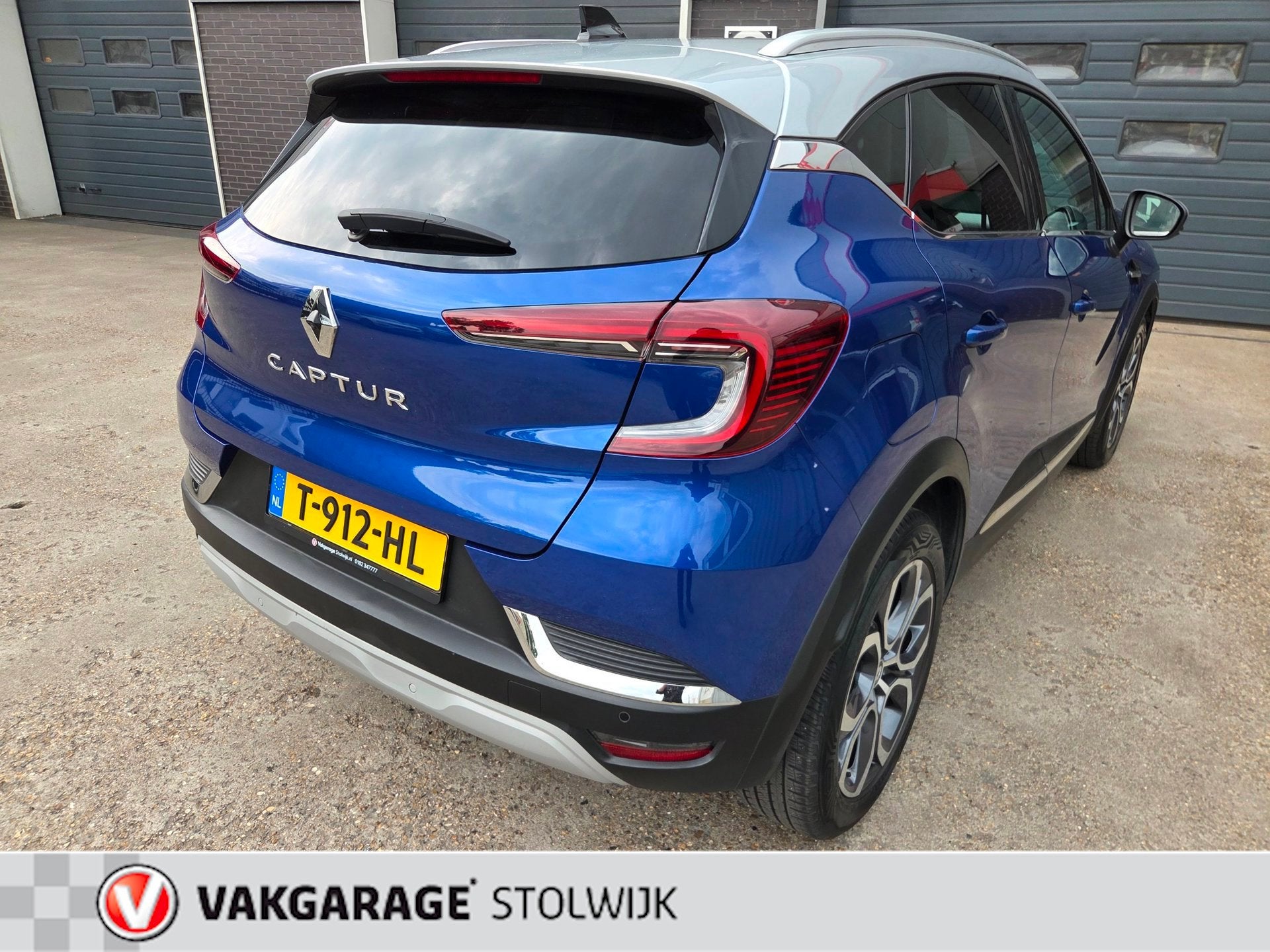 Renault Captur 1.3 mild hybrid 140 SL Rive Gauche AUR camera, Auto's, Voorwielaandrijving, Gebruikt, 4 cilinders, Blauw