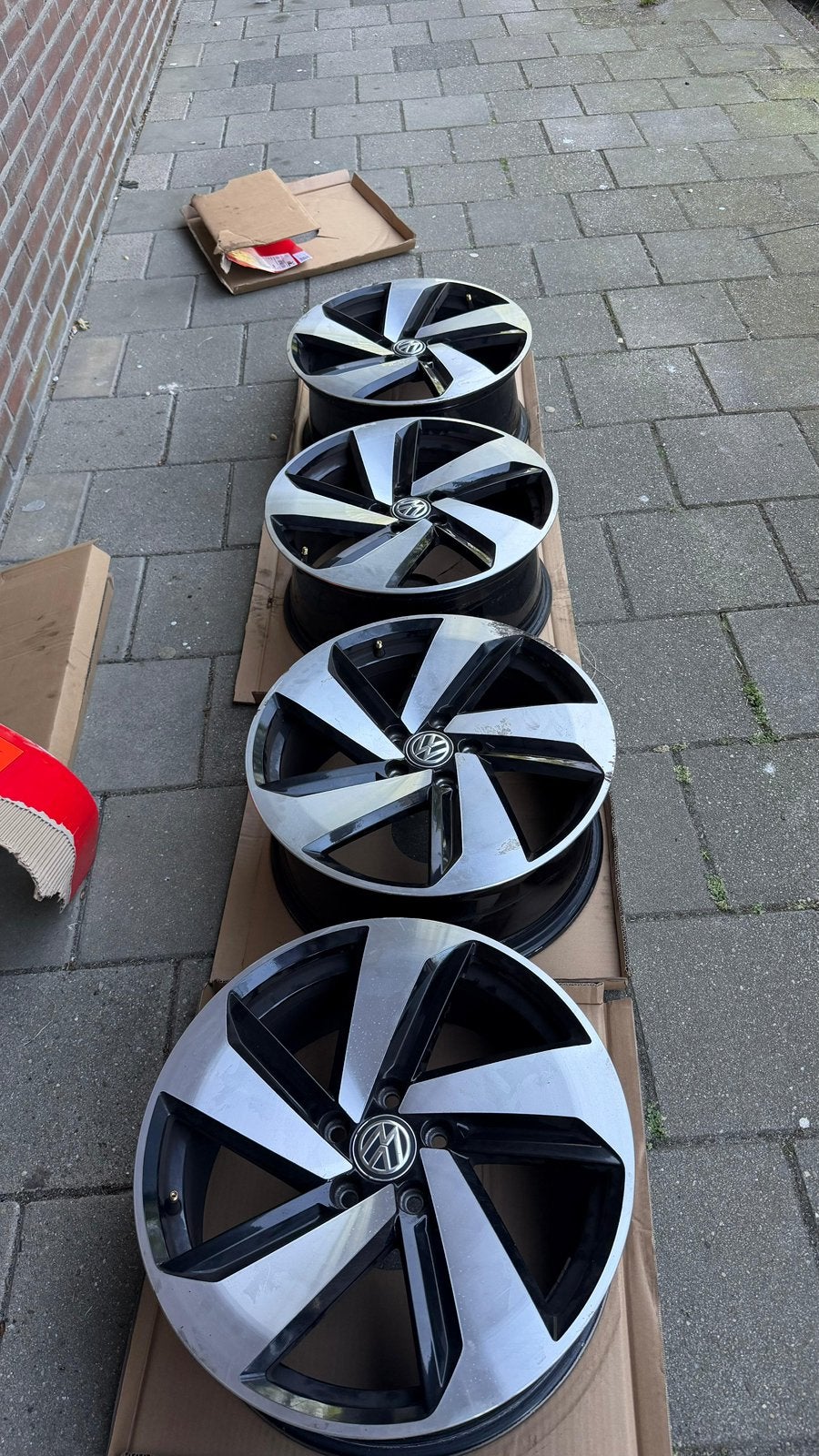 Originele 18 inch VW Golf GTI velgen, Auto-onderdelen, Banden en Velgen, Ophalen, 18 inch, Velg(en), All Season