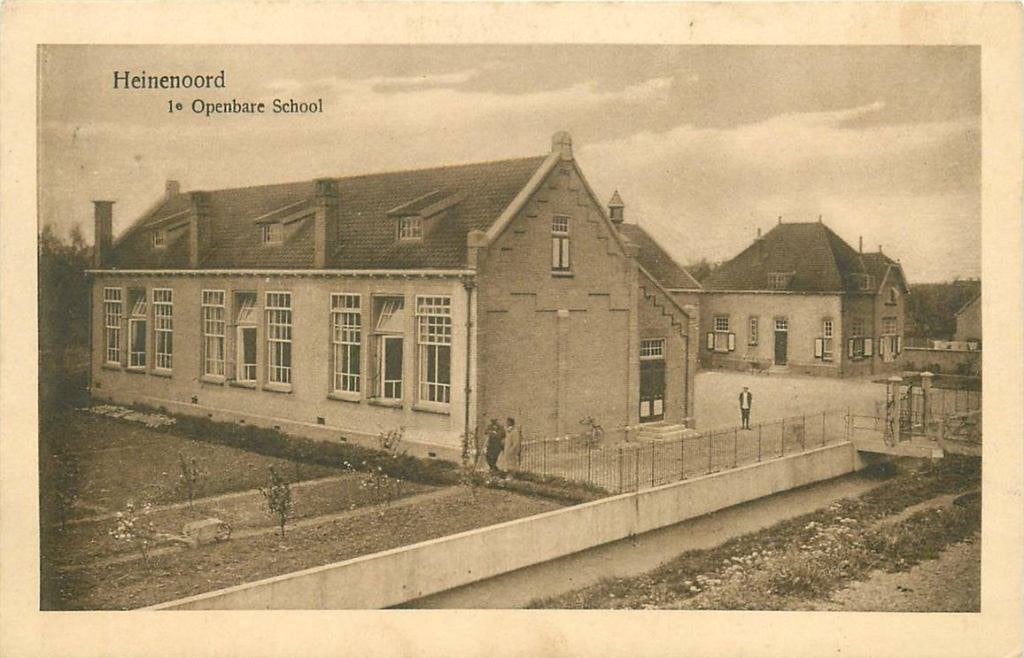 388-560-039 Heinenoord 1e Openbare School, Verzamelen, Verzenden, Voor 1920, Zuid-Holland