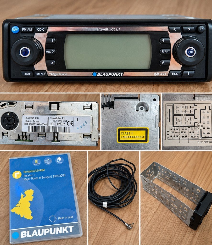 Blaupunkt TravelPilot E1 autoradio met navigatie, Ophalen of Verzenden, Gebruikt