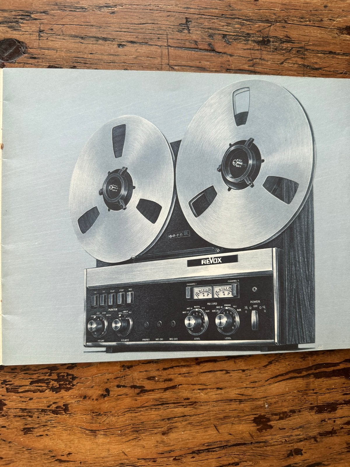Vintage Studer Revox Catalogus origineel, Audio, Tv en Foto, Bandrecorders, Ophalen of Verzenden, Onderdeel