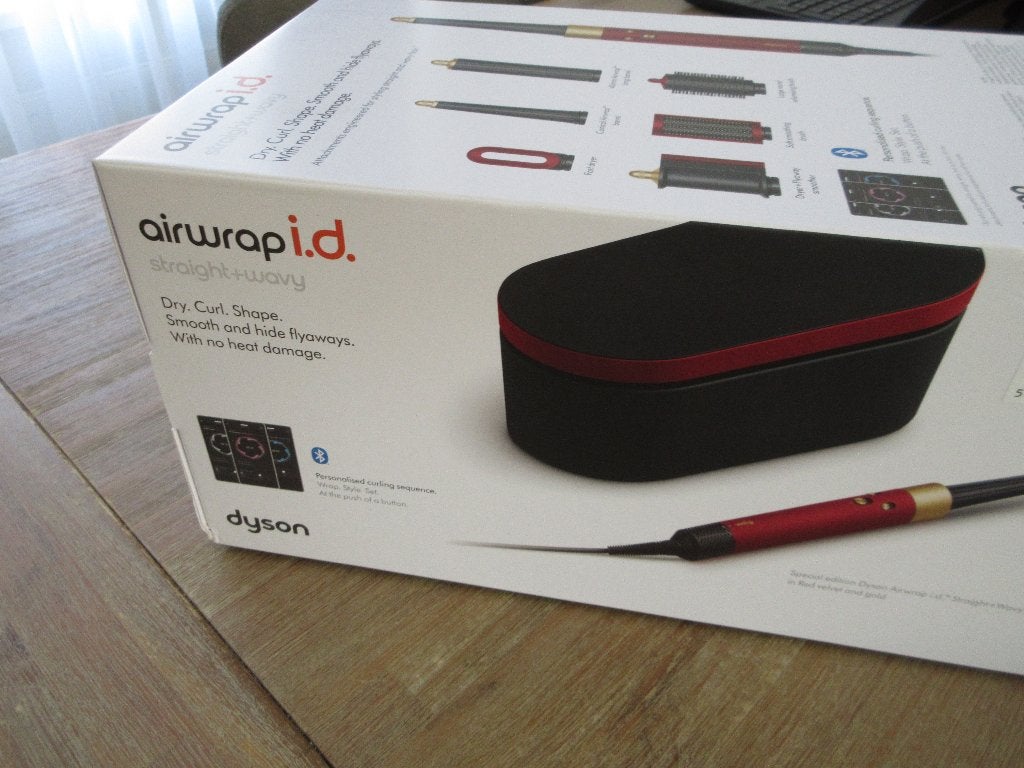 DYSON Airwrap i.d. Red/Goud Multistyler Straight + Wavy, Ophalen, Nieuw, Krultang of Stijltang