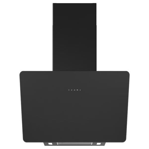 IKEA FINSMAKARE wandafzuigkap 70cm zwart glas, Witgoed en Apparatuur, Afzuigkappen, Nieuw, Vrijstaand, Wandschouwkap, 600 tot 800 m³ per uur