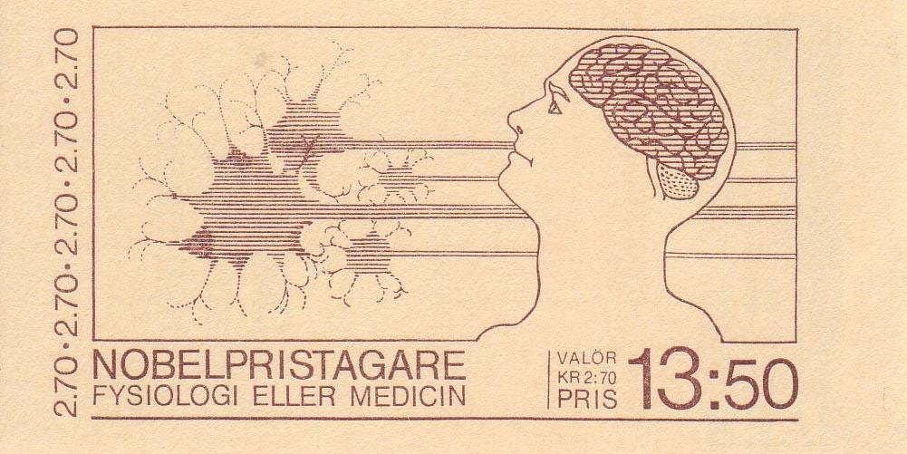 Postzegelboekje Zweden – Nobel Fysiologie en Medicijnen, Postzegels en Munten, Ophalen of Verzenden, Zweden, Postfris