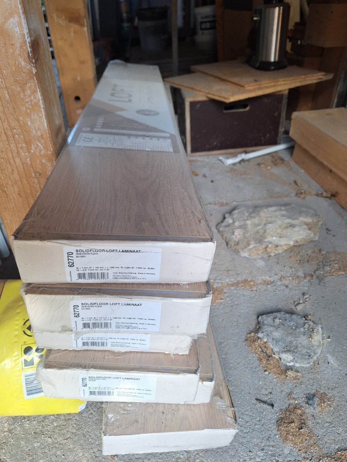 Solidfloor Loft Laminaat - 5 pakken (11,25 m²), Ophalen, 50 tot 150 cm, Nieuw, 10 m² of meer