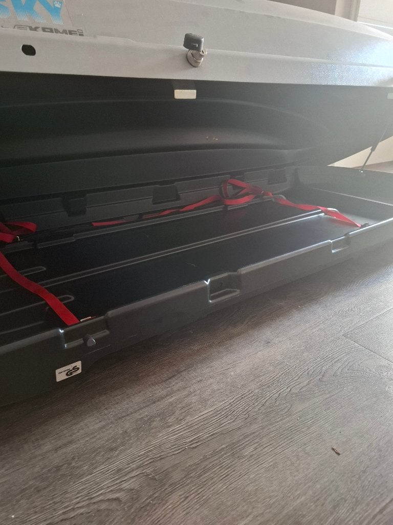 dakkoffer Husky met dakdrager 180 x 80 cm, Ophalen, Gebruikt
