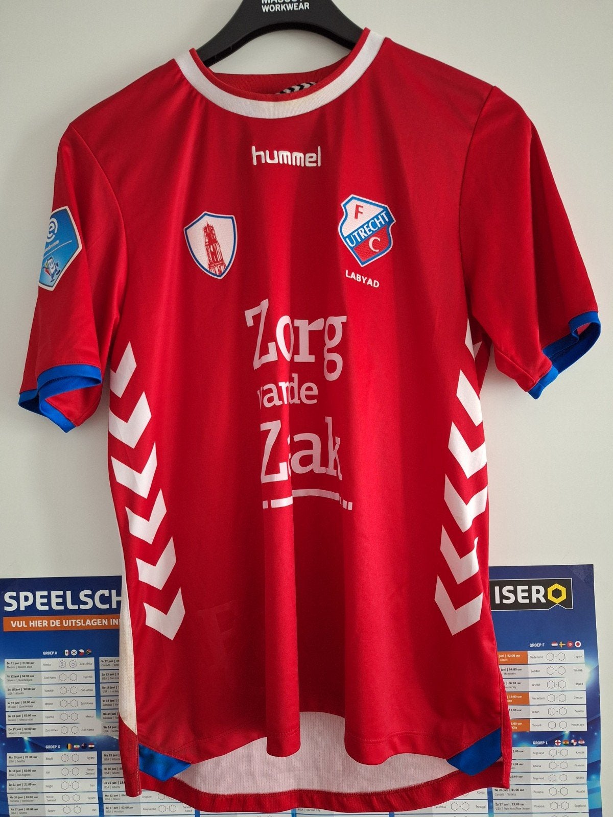 FC Utrecht Matchworn Zakaria Labyad, Ophalen of Verzenden, Gebruikt, F.C. Utrecht, Shirt