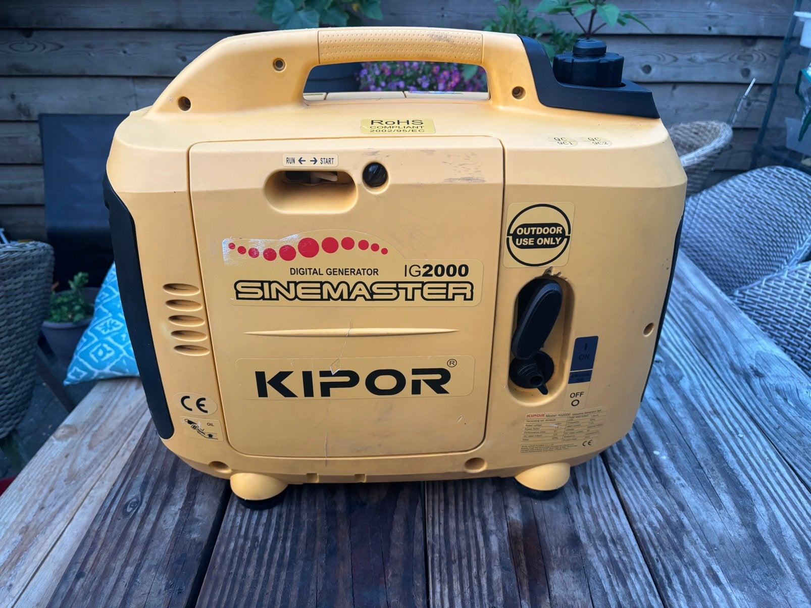 Kipor ig2000 aggregaat stille in nette staat, Ophalen, Zo goed als nieuw