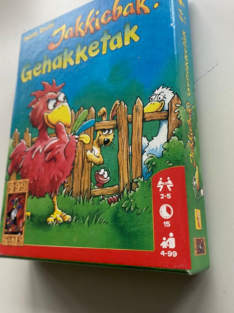 999 games jakkiebak gehakketak va 4 j 2-5 sp 15 min., Vijf spelers of meer, Ophalen of Verzenden, Gebruikt