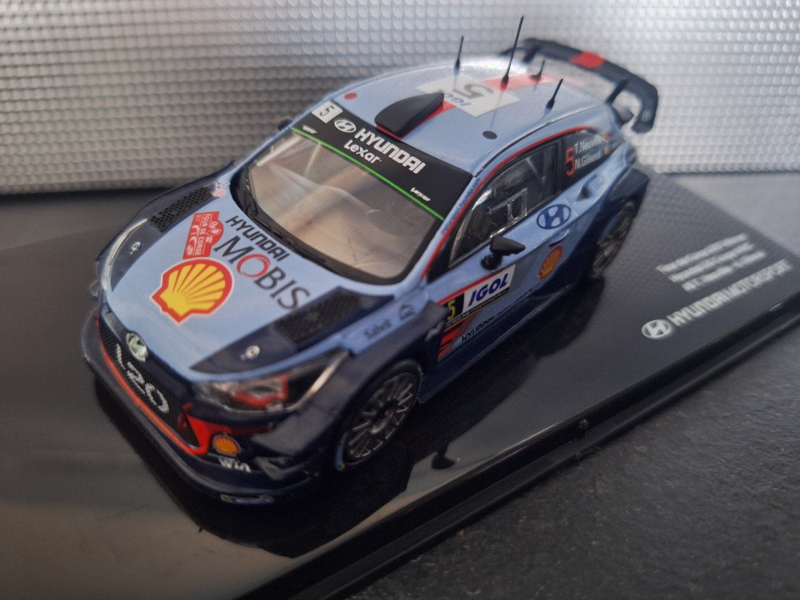 Koopje! Hyundai i20 Coupe WRC8 #5 IXO Schaal 1:43, Overige merken, IXO, IXO, Nieuw