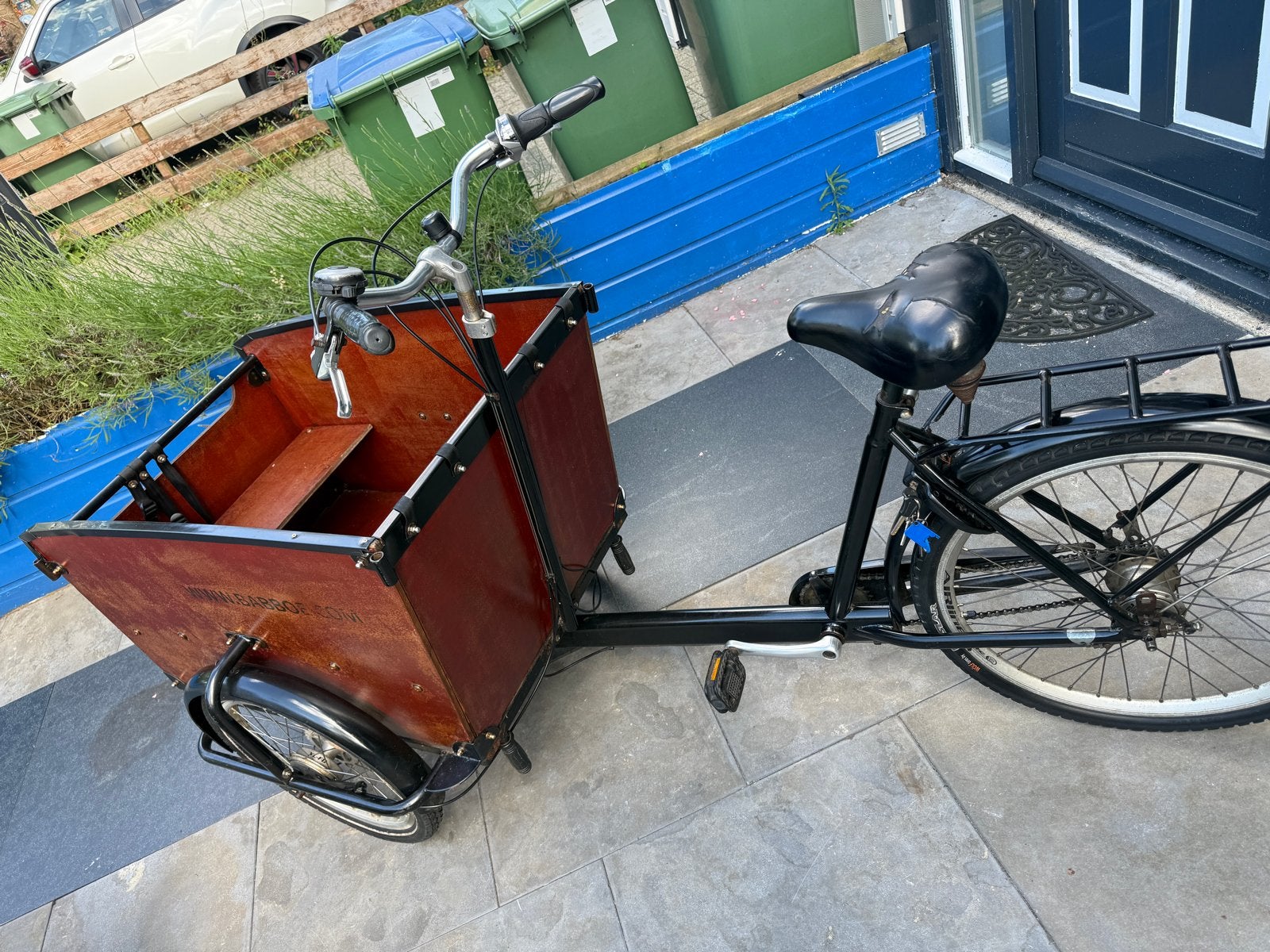 Babboe bakfiets - Ideaal voor gezinnen, Gebruikt, 2 kinderen, Trommelrem, Ophalen