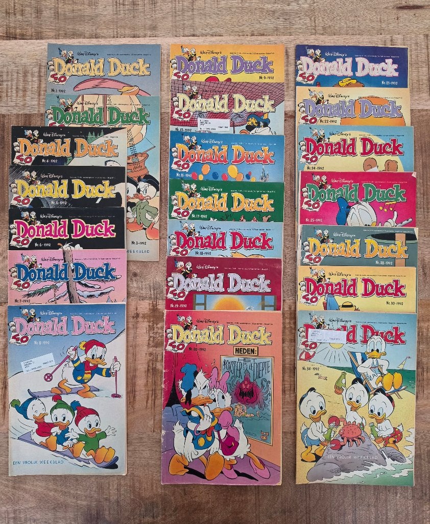 Donald Duck weekbladen 1982-2010 losse nummers v.a. €1, Meerdere stripboeken, Ophalen of Verzenden, Gelezen