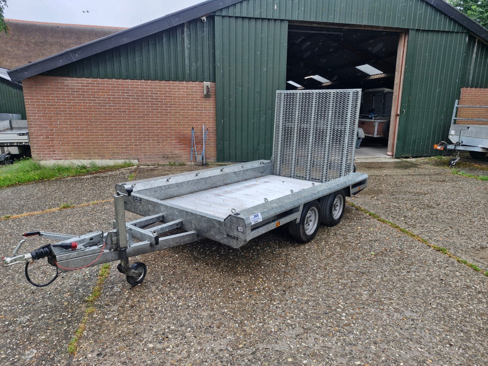 Hulco terrax machinetransporter 3000kg, Auto diversen, Aanhangers en Bagagewagens, Ophalen, -, -, Hulco