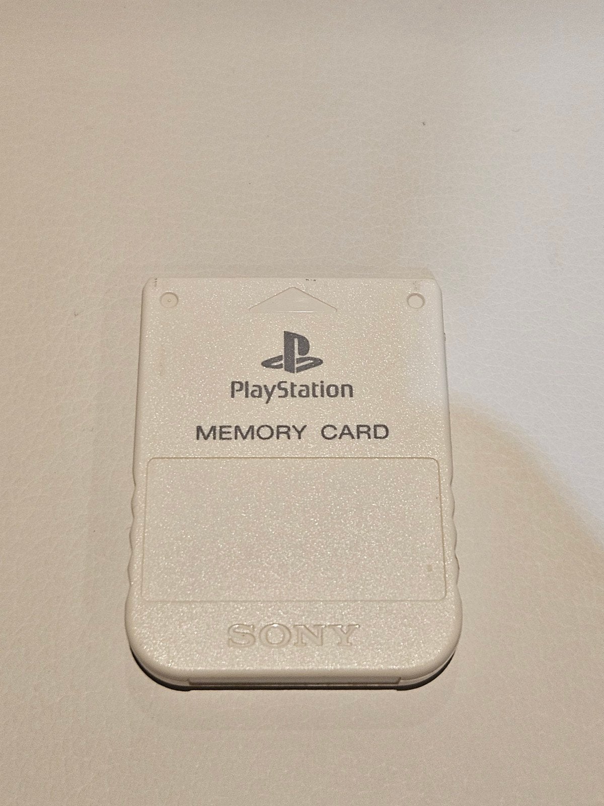 Sony PS1 White Memory Card, Avontuur en Actie, 1 speler, Ophalen of Verzenden, Zo goed als nieuw