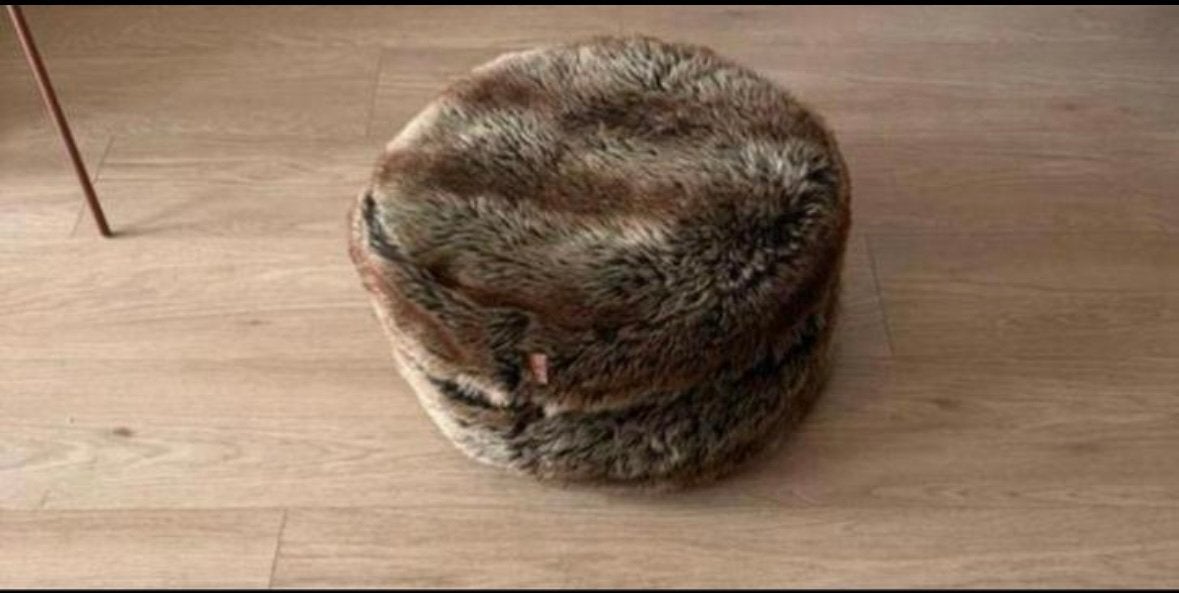 Ronde Katten- hondenmand, Dieren en Toebehoren, Kattenmanden, Ophalen of Verzenden, Zo goed als nieuw