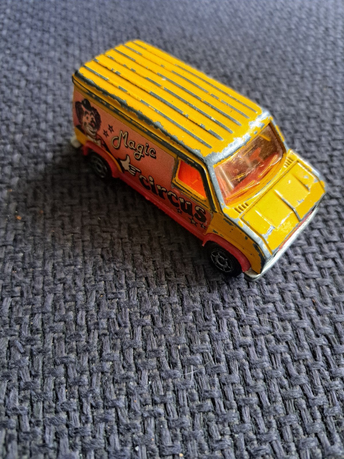 Majorette model fourgon "magic circus" schaal 1.65, France, Gebruikt, Ophalen of Verzenden, N.b