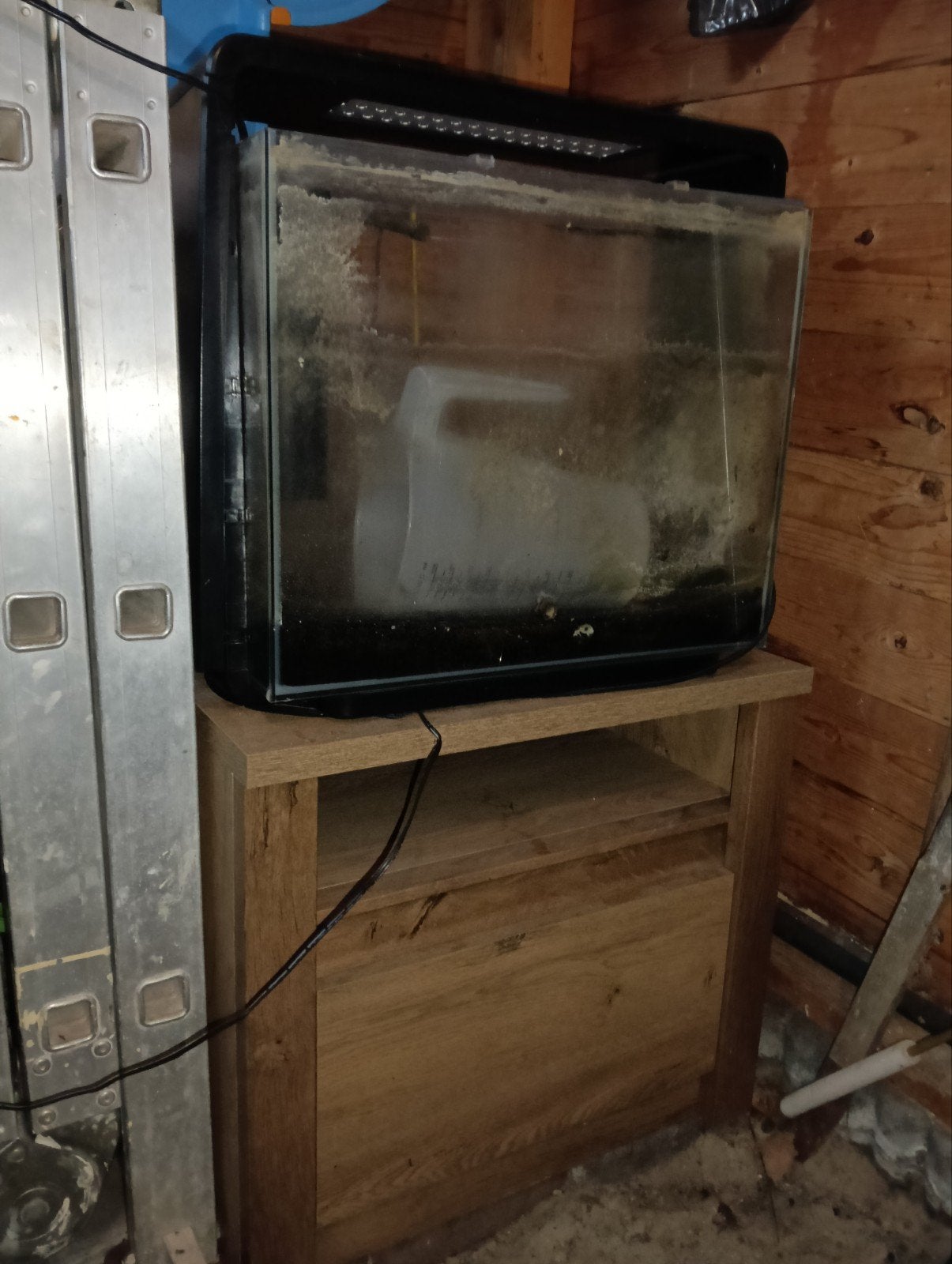superfish home 45 met kastje, Dieren en Toebehoren, Ophalen, Inclusief toebehoren, Gebruikt, Leeg aquarium