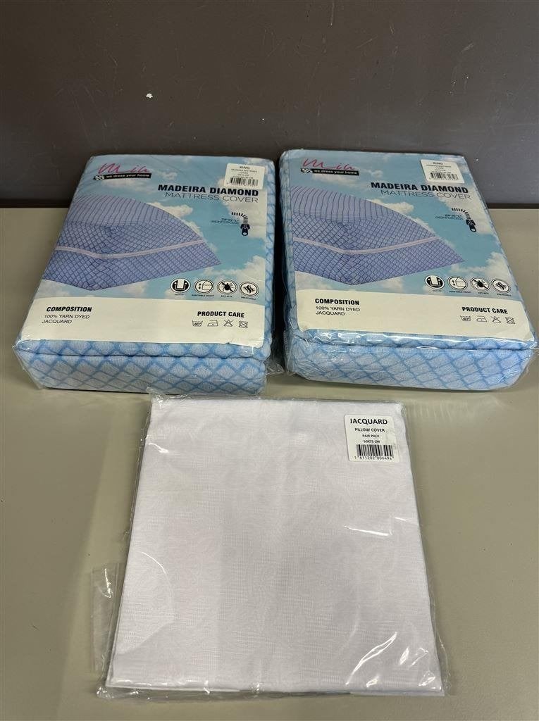 anti bedwants matras cover - Madeira Diamond Matras cover, Huis en Inrichting, Wit, Dekbedovertrek, Ophalen of Verzenden, Nieuw