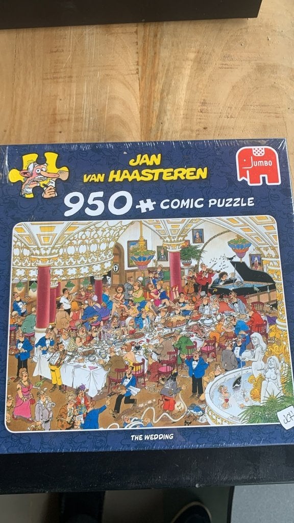 Jan van Haasteren Jumbo Puzzel The Wedding  CS27252, Ophalen of Verzenden, 500 t/m 1500 stukjes, Gebruikt, Legpuzzel