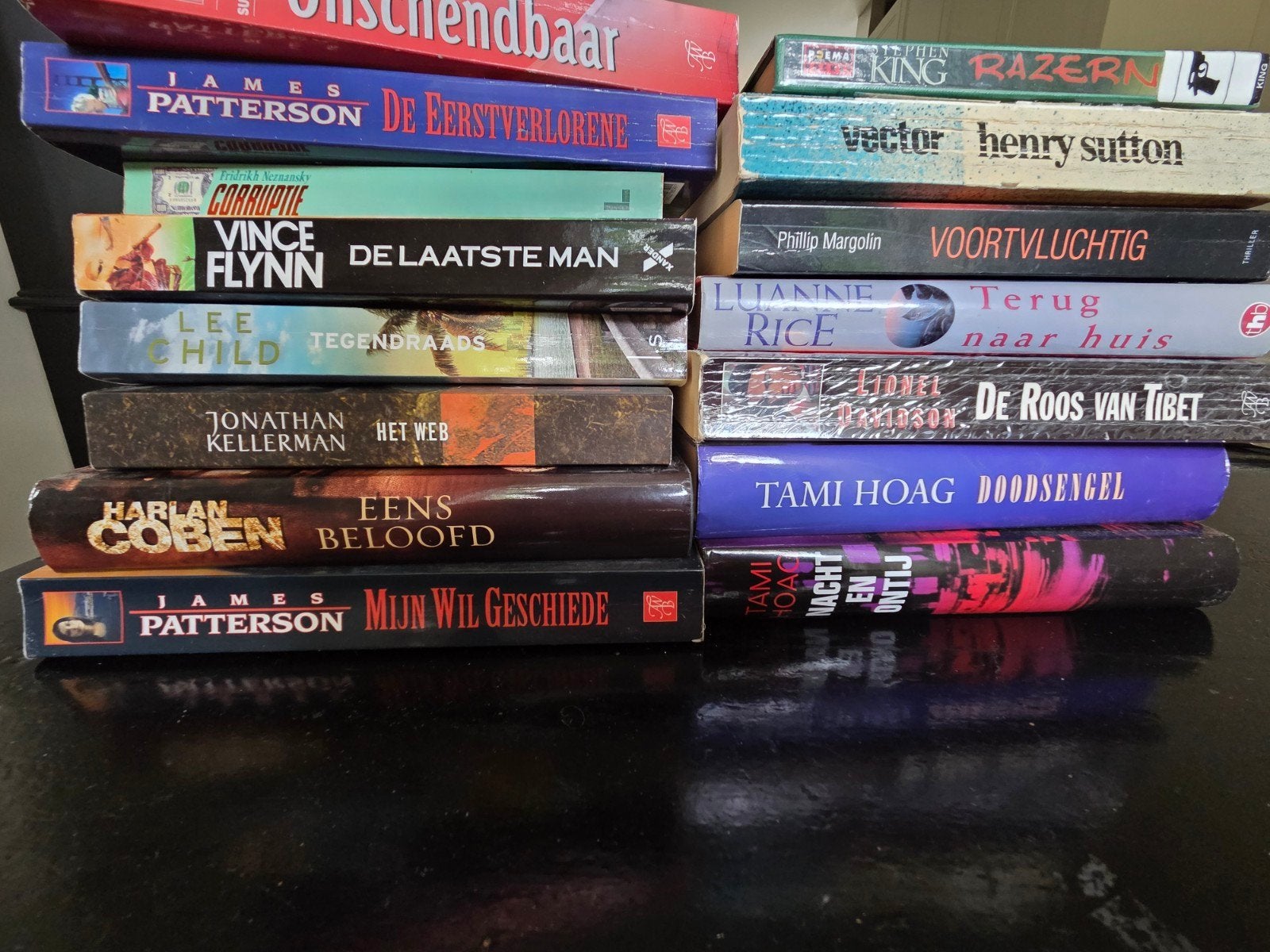 Thrillers enz - diverse auteurs, Boeken, Ophalen, Gelezen, James Patterson, Lee Child, Harlan Coben, Stephen King, Nederland