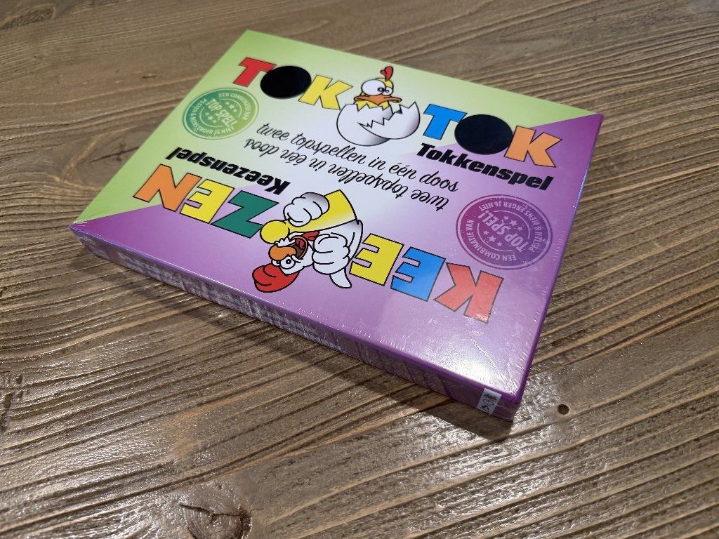 Tokken en Keezen spel met unieke kaarten, Nieuw, Ophalen of Verzenden, Drie of vier spelers, BBudget