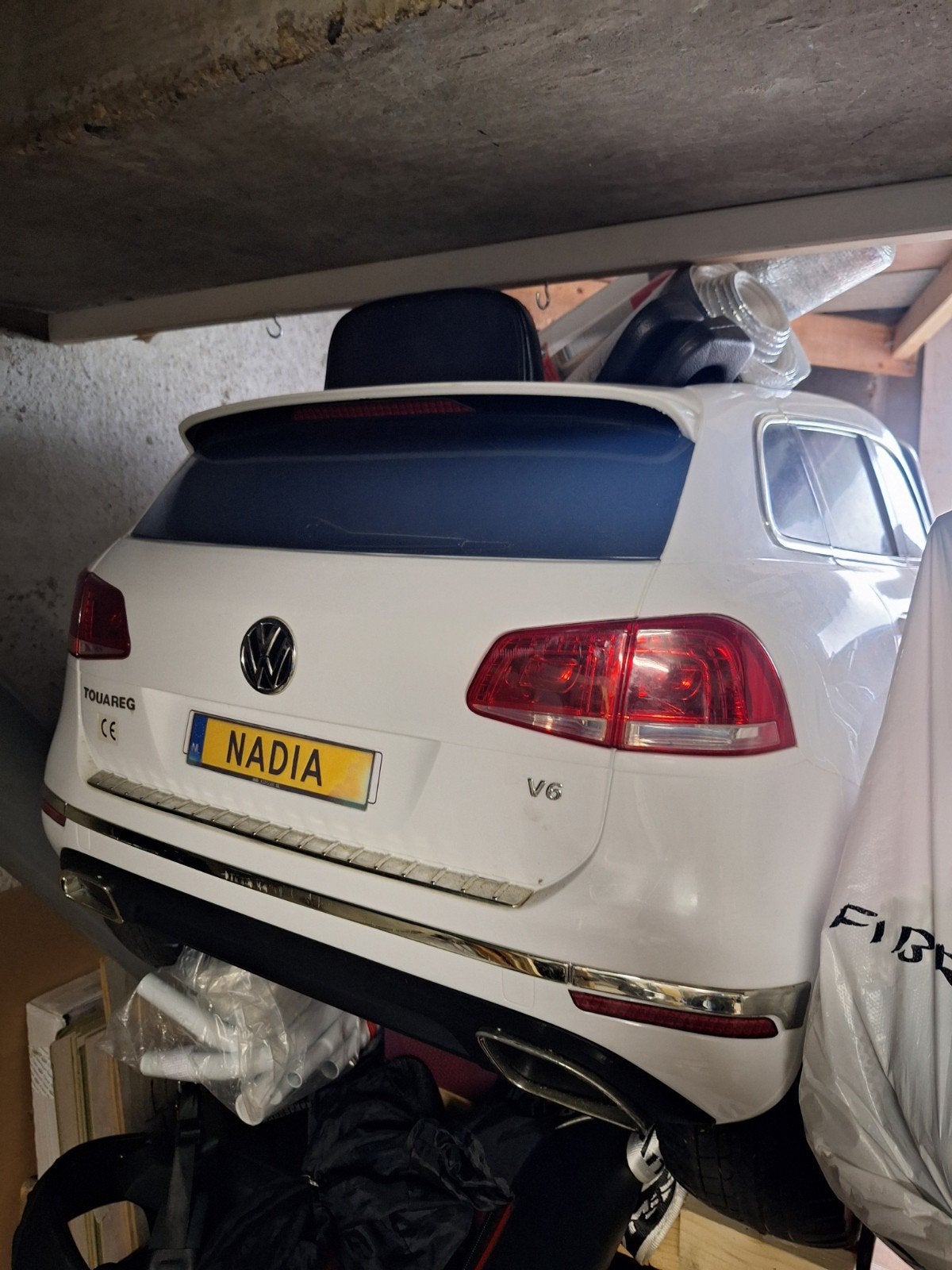 Kinderauto Volkswagen Touareg V6 - Grote versie, Ophalen